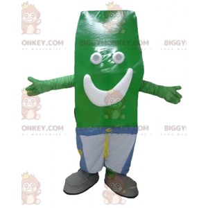 Disfraz de mascota Biggymonkey™ de hombre verde con papas