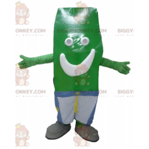 Riesige Pommes Frites Green Man BIGGYMONKEY™ Maskottchen Kostüm