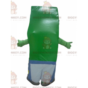 Kostým maskota obřích hranolků Green Man BIGGYMONKEY™ –