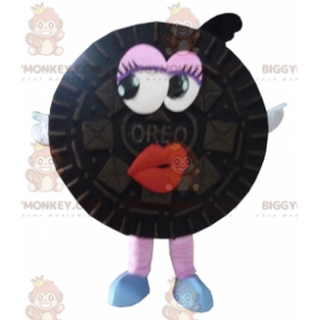 All Round Black Cake Oreo BIGGYMONKEY™ mascottekostuum -