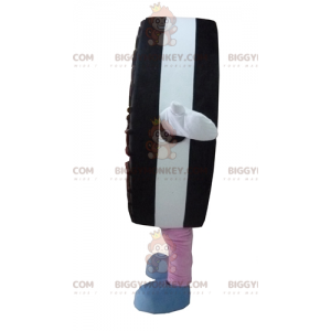 Rundum Black Cake Oreo BIGGYMONKEY™ Maskottchen-Kostüm -