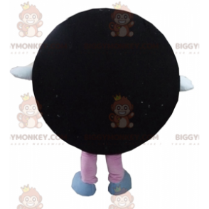 Costume de mascotte BIGGYMONKEY™ d'Oréo de gâteau noir et bleu