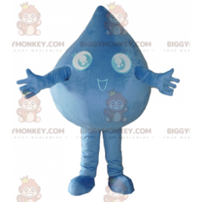 Giant Blue Water Drop BIGGYMONKEY™ maskottiasu - Biggymonkey.com