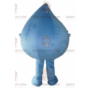 Costume da mascotte Giant Blue Water Drop BIGGYMONKEY™ -