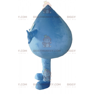 Costume da mascotte Giant Blue Water Drop BIGGYMONKEY™ -