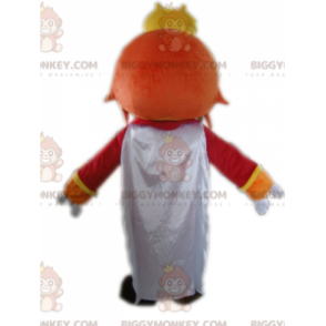 King BIGGYMONKEY™ Mascot Costume with Crown and Clown Nose –