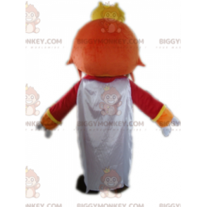 King BIGGYMONKEY™ mascottekostuum met kroon en clownsneus -