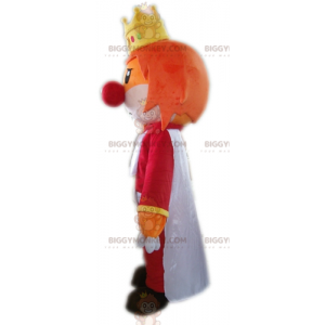 King BIGGYMONKEY™ mascottekostuum met kroon en clownsneus -