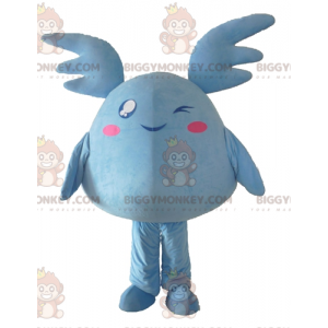 Costume de mascotte BIGGYMONKEY™ de Pokémon bleue de peluche