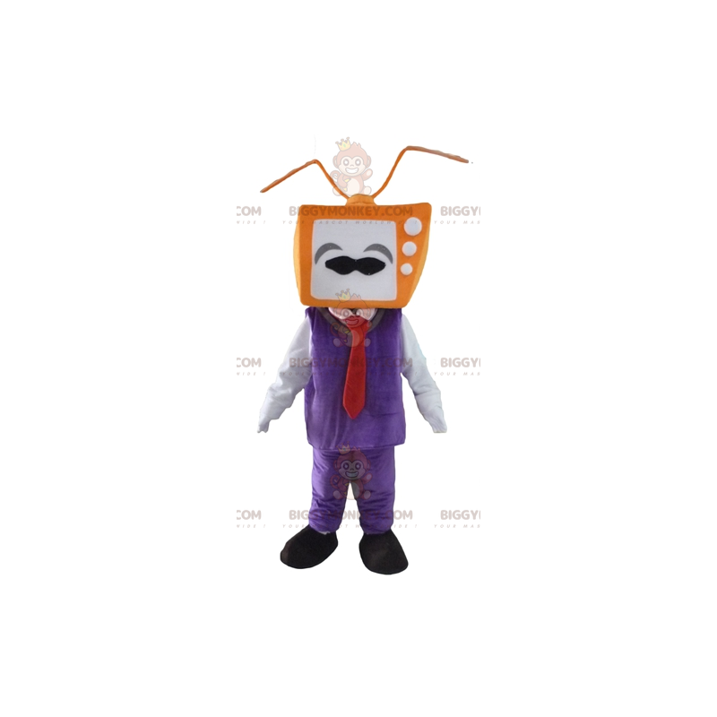 Man BIGGYMONKEY™ Mascot Costume with TV Head – Biggymonkey.com