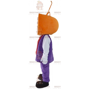 BIGGYMONKEY™-mascottekostuum voor mannen met tv-hoofd -