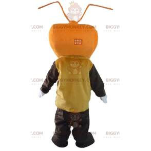 Disfraz de mascota BIGGYMONKEY™ para hombre con cabeza en forma