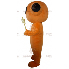 Orange and Black Giant Alien Robot BIGGYMONKEY™ Mascot Costume