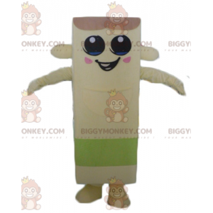 Kostým BIGGYMONKEY™ Obří hranolky s béžovým a zeleným maskotem