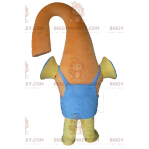 Costume de mascotte BIGGYMONKEY™ de bonhomme orange de créature