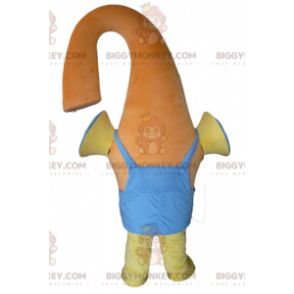 Colorful Creature Orange Man BIGGYMONKEY™ Mascot Costume -