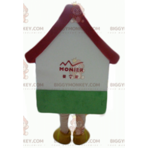 Red and Green White Giant House BIGGYMONKEY™ Mascot Costume –