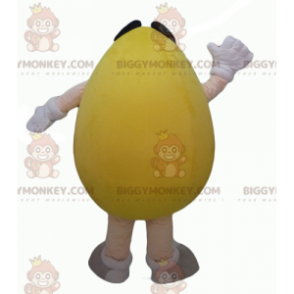 Costume da mascotte BIGGYMONKEY™ di M&M's giallo grassoccio e