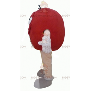 Costume de mascotte BIGGYMONKEY™ de M&M's rouge géant dodu et