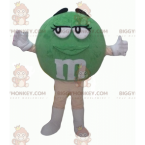 Costume de mascotte BIGGYMONKEY™ de M&M's rouge géant féminin