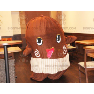 Giant Cocoa Bean BIGGYMONKEY™ maskottiasu - Biggymonkey.com