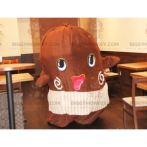 Costume da mascotte BIGGYMONKEY™, fava di cacao gigante -