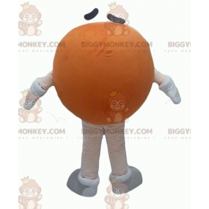 Costume da mascotte BIGGYMONKEY™ di M&M's arancione gigante