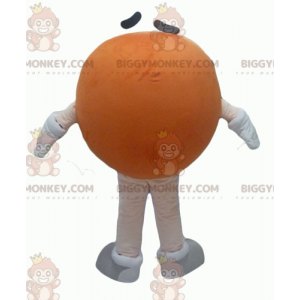 Αστεία στρογγυλή γίγαντα πορτοκαλί M&M's BIGGYMONKEY™ μασκότ