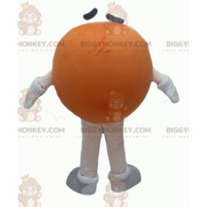 Costume de mascotte BIGGYMONKEY™ de M&M's orange géant rond et