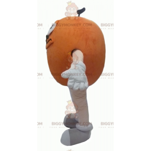 Funny Round Giant Orange M&M's BIGGYMONKEY™ Mascot Costume -