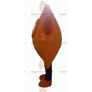 Funny Giant Orange and Black Star BIGGYMONKEY™ Mascot Costume -