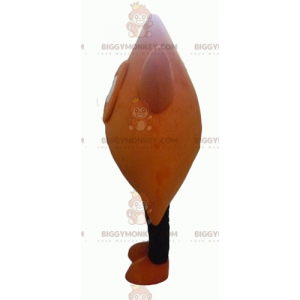 Hauska Giant Orange and Black Star BIGGYMONKEY™ maskottiasu -