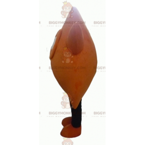 Traje de mascote BIGGYMONKEY™ Gigante Laranja e Estrela Negra