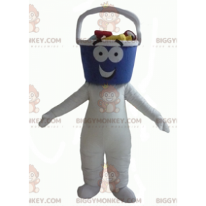 BIGGYMONKEY™ White Man Bucket Head Mascot Costume –