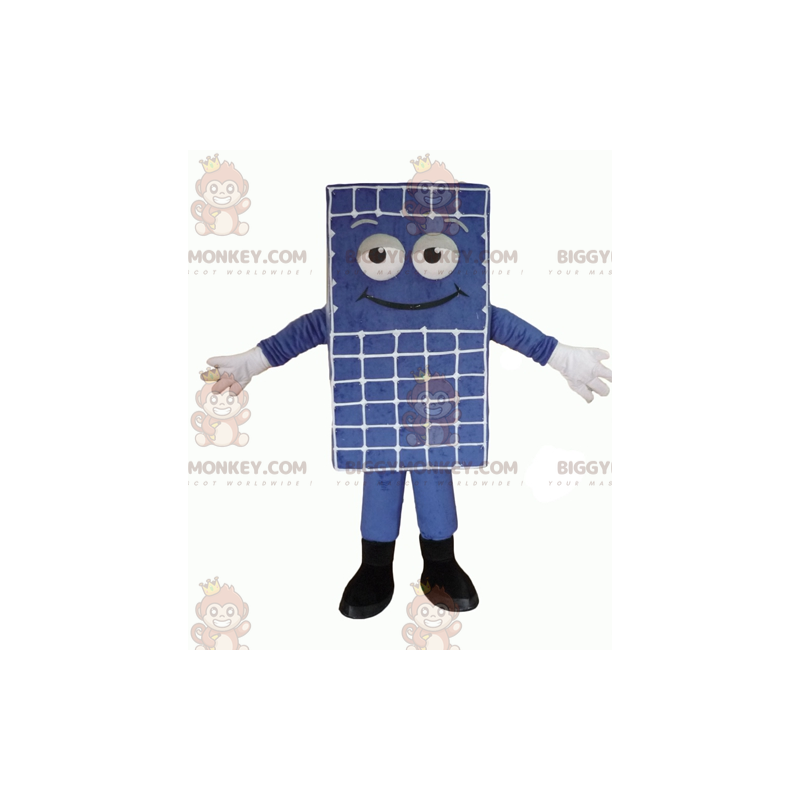 Costume de mascotte BIGGYMONKEY™ de matelas bleu géant de