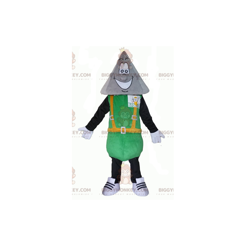 Costume de mascotte BIGGYMONKEY™ du bonhomme Tridome avec une