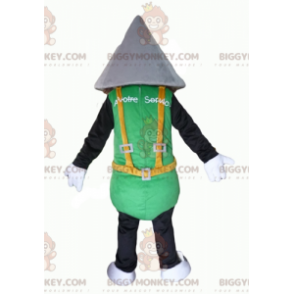 BIGGYMONKEY™ mascot costume of the Tridome man with a pointed