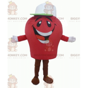 Costume de mascotte BIGGYMONKEY™ de bonhomme rouge géant et