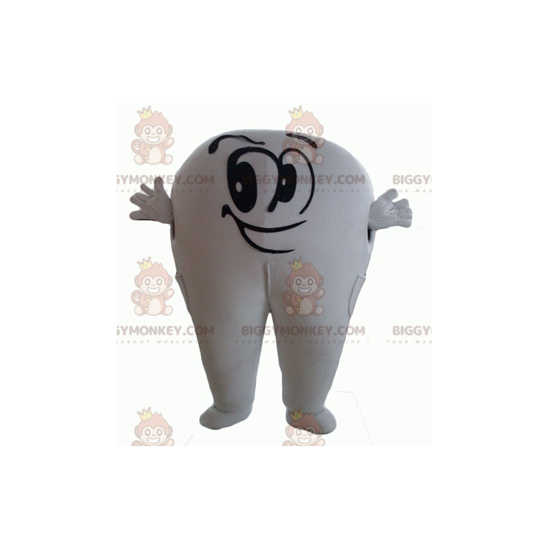 Cute Smiling Giant White Tooth BIGGYMONKEY™ Mascot Costume –