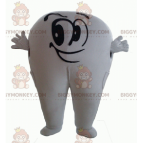 Słodki, uśmiechnięty kostium maskotki BIGGYMONKEY™ z białym
