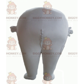 Traje de mascote BIGGYMONKEY™ de dente branco gigante