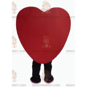 Smiling Giant Red Heart BIGGYMONKEY™ Mascot Costume -