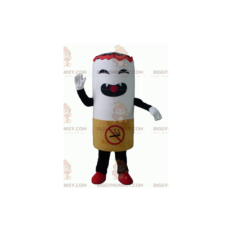 Costume de mascotte BIGGYMONKEY™ de cigarette géante à l'air