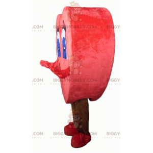 Słodki kostium maskotki ogromne czerwone serce BIGGYMONKEY™ -