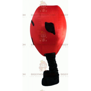 Smiling Giant Red and Black Heart BIGGYMONKEY™ Mascot Costume –