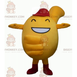 BIGGYMONKEY™ Cute Curvy Yellow Man Mascot Costume –