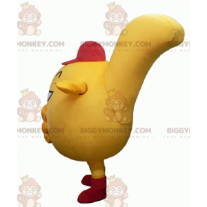 BIGGYMONKEY™ Lindo disfraz de mascota de hombre amarillo