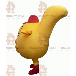 BIGGYMONKEY™ schattig geel mascottekostuum voor mannen -