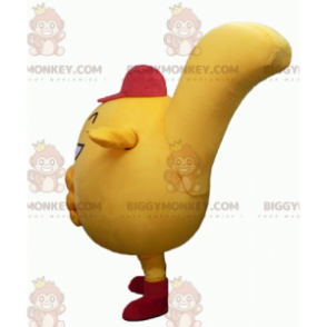 BIGGYMONKEY™ Cute Curvy Yellow Man Mascot Costume –