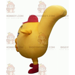 BIGGYMONKEY™ Süßes, kurviges, gelbes Mann-Maskottchen-Kostüm -